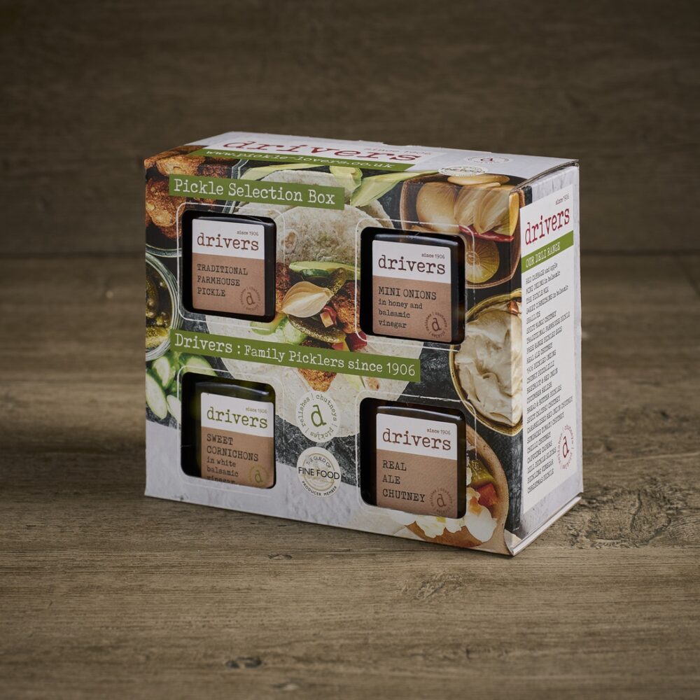 Drivers Deluxe 4 Pickle Selection Gift Box